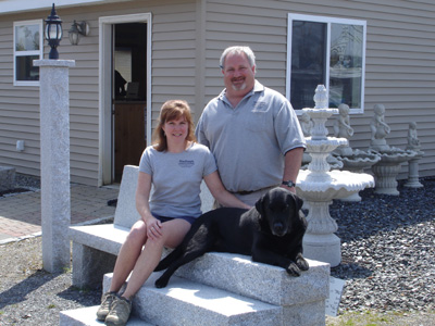 Owners of MacKenzie Landscaping of Winslow, Maine
