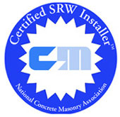 certified by the NCMA - certified segmental retaining wall installer